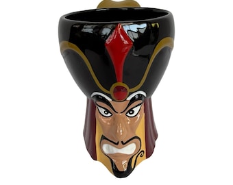 Vintage 1996 Walt Disney Company Aladdin Jafar Ceramic Mug