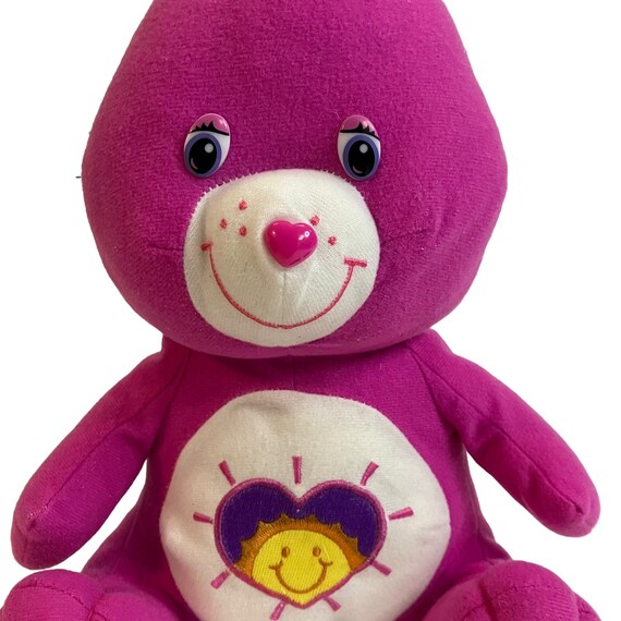 Vintage Y2K 2006 Care Bears Pink Shine Bright Bear Sitting