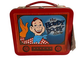 Vintage 1998 Hallmark School Days 1950's Howdy Doody Lunch Box