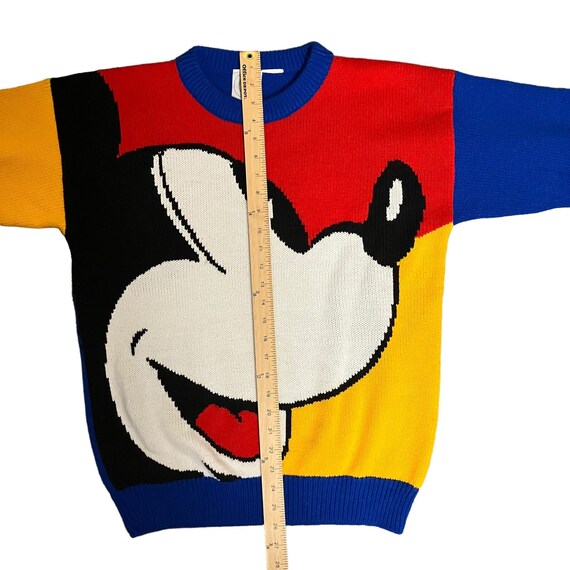 Vintage 1990's Disney Mickey Mouse Color Block Sw… - image 8