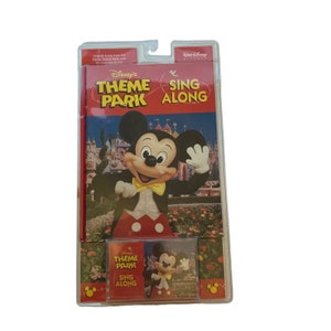 Vintage Disney's Theme Park Sing A Long Cassette Tape - Etsy