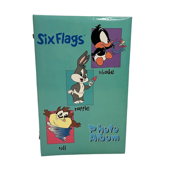 Vintage 1996 Six Flags Baby Looney Tunes Photo Album - Etsy