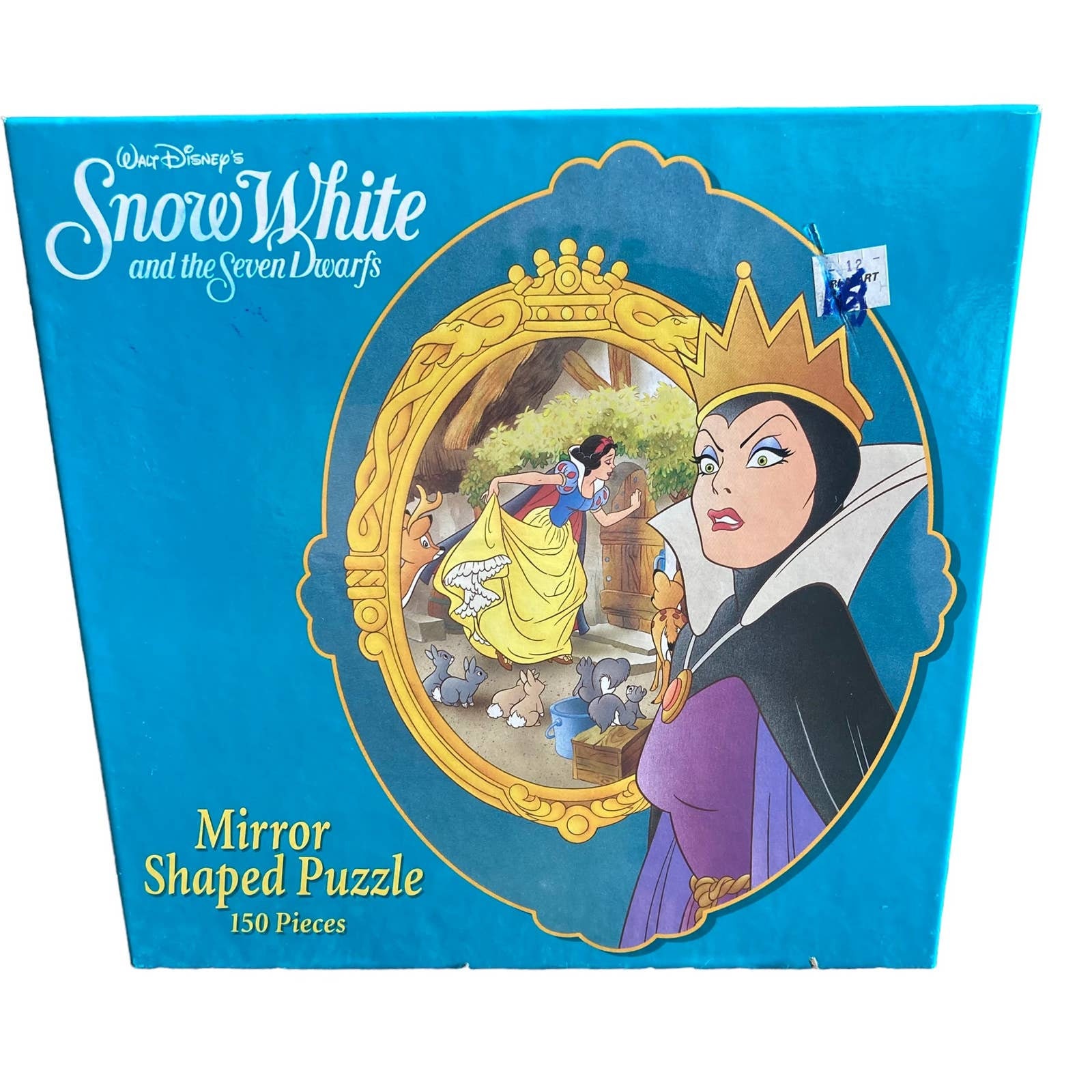 Vintage Snow White and the Seven Dwarfs Mirror Shaped Puzzle 150