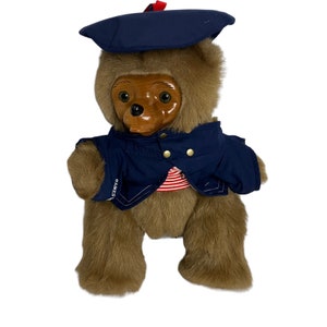 Vintage 1986 Robert Raikes Christopher the Pouty Sailor Bear Stuffed Animal