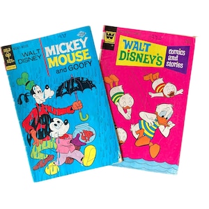 Vintage 1970&#39;s Walt Disney Comic Books