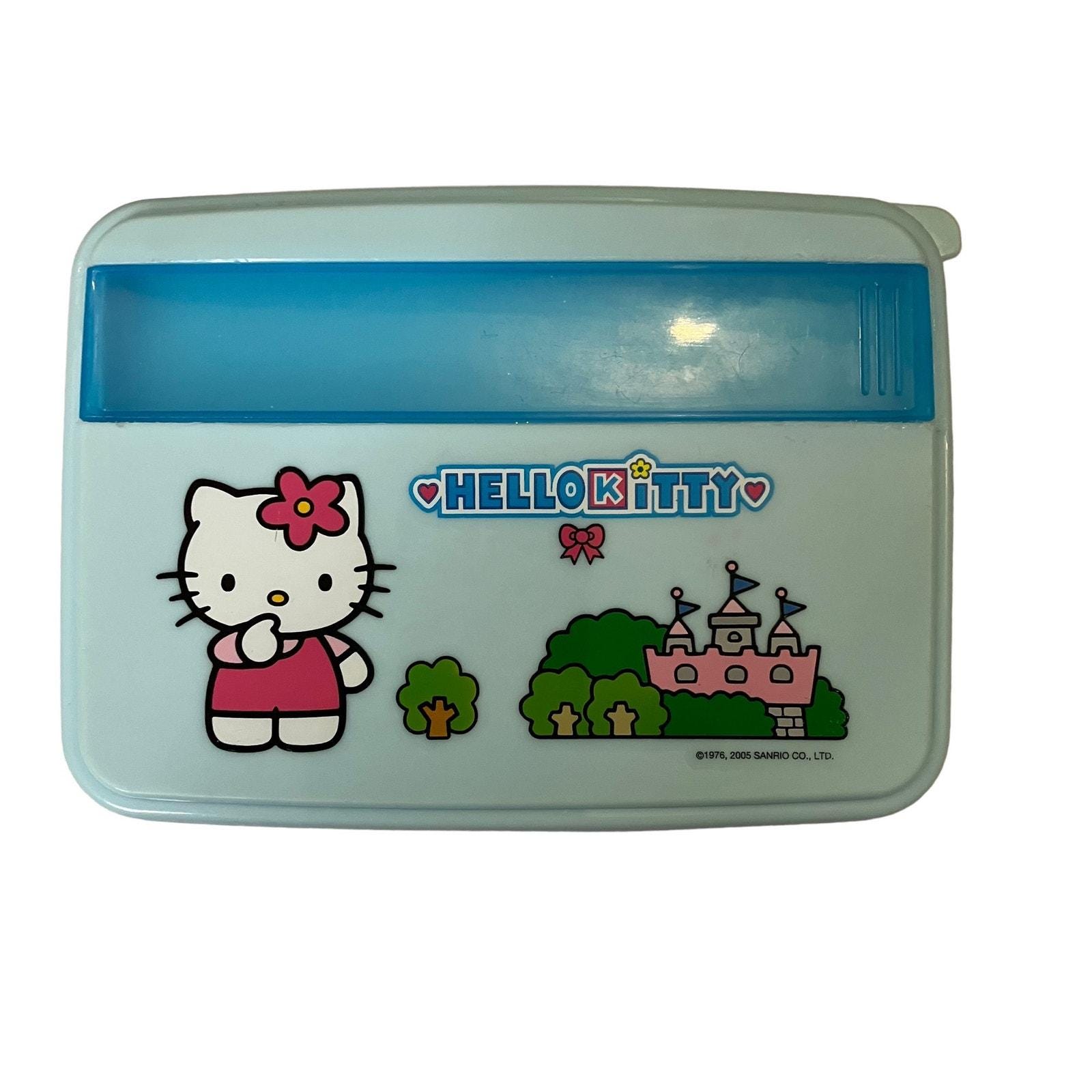 Vintage 2005 Sanrio Hello Kitty Blue Plastic Bento Box - Etsy