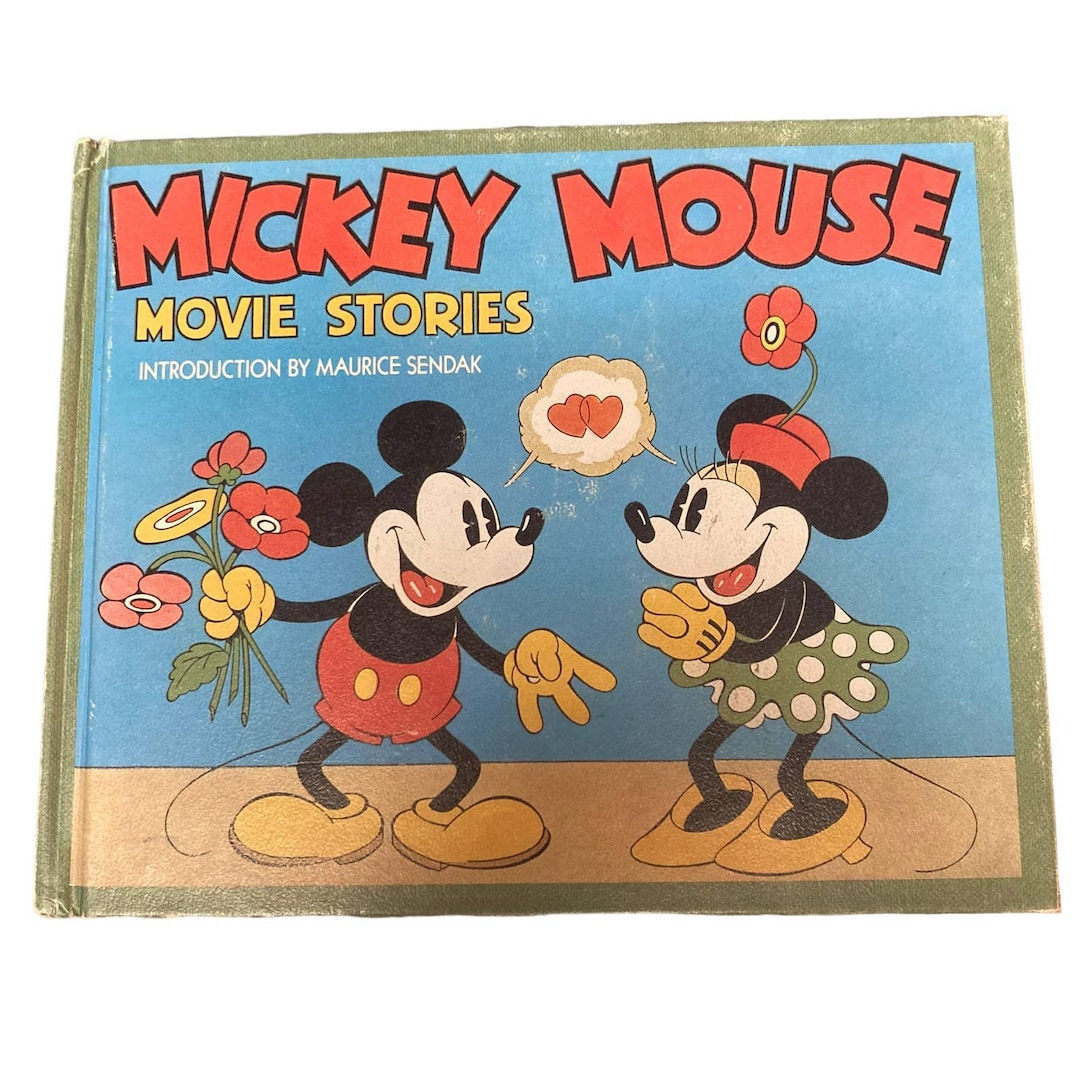 Vintage 1988 Disney Mickey Mouse Movie Stories Book - Etsy
