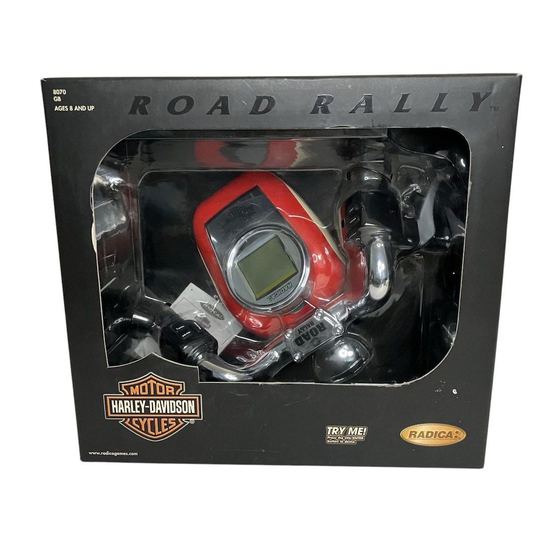 Vintage 2000 Harley Davidson Motorcycles Road Rally Handheld Game