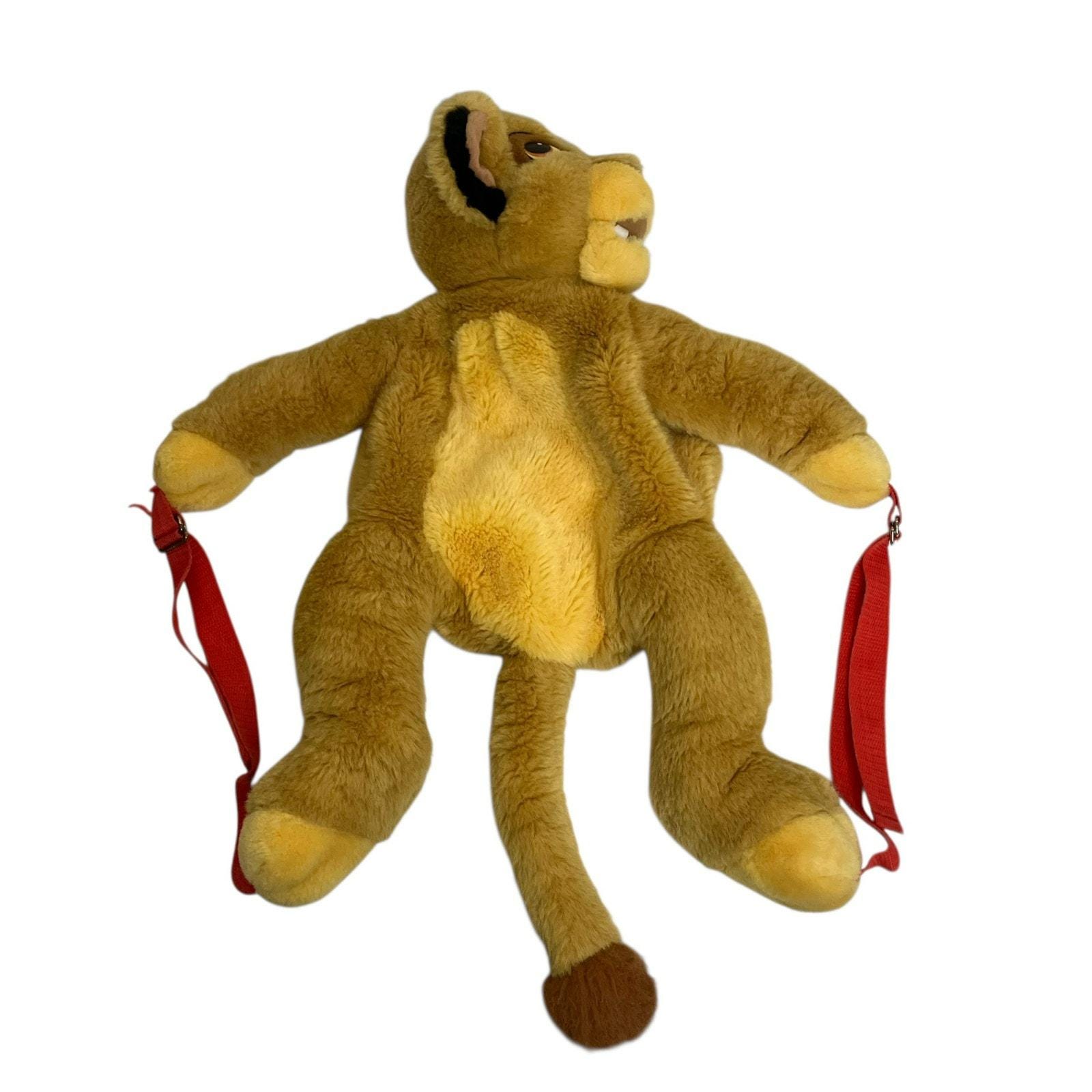 Vintage Disney Lion King Simba Character Plush Backpack 90s Comfort Hug Clean Disney backpack - plush backpack vintage- | Mercari main image 2