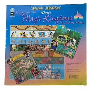 Disney&#39;s Magic Kingdom Scrapbooking Memory Page Sheets