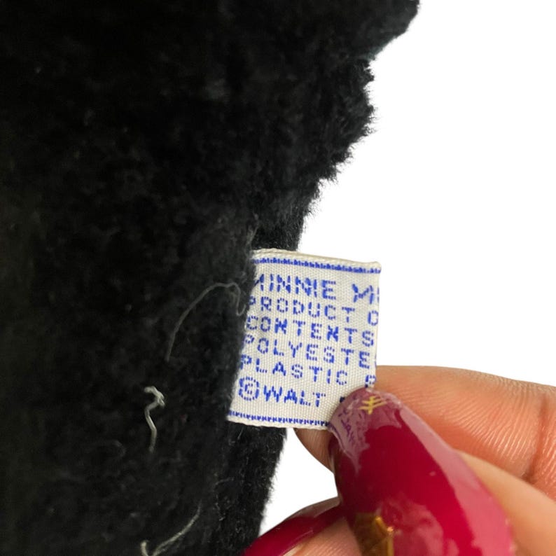 Vintage 80's Walt Disney Productions Minnie Mouse Plush 画像 4
