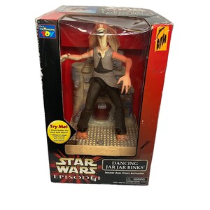 3051番 STAR WARS サウンド・アクティブ・トーキングダンス 動作品 Star Wars Episode 1 Dancing Jar Jar Binks Sound and Voice