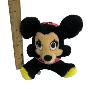 Vintage 80's Walt Disney Productions Minnie Mouse Plush 画像 5