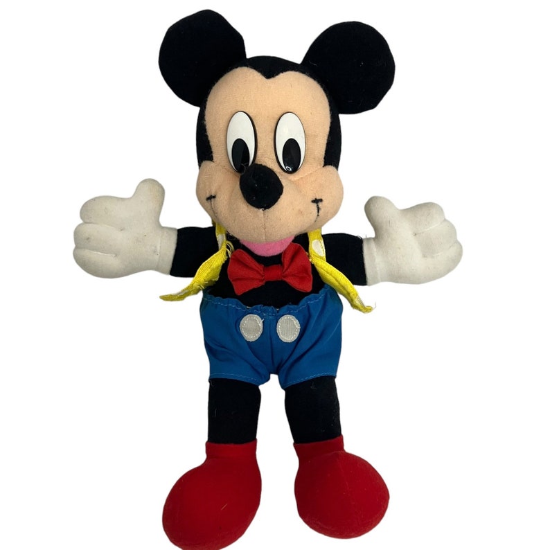 Vintage Mattel Disney Mickey Mouse Plush Toy image 1