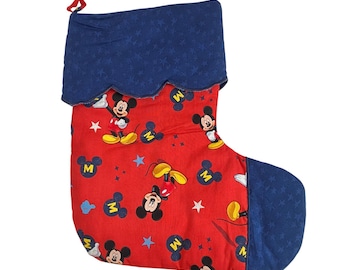 Vintage Y2K Disney Mickey Mouse Christmas Stocking