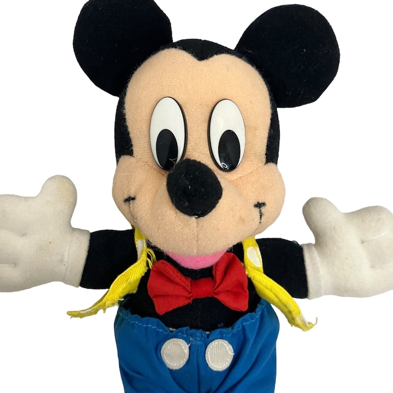 Vintage Mattel Disney Mickey Mouse Plush Toy image 2