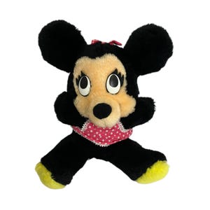 Vintage 80's Walt Disney Productions Minnie Mouse Plush 画像 1