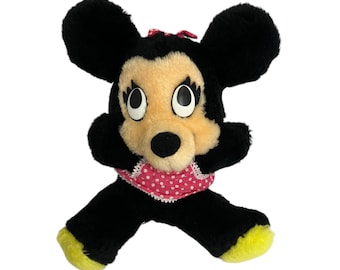 Vintage 80's Walt Disney Productions Minnie Mouse Plush