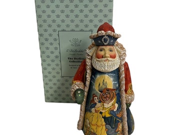 Vintage 2005 G. DeBrekht Magic Of Disney Showcase Beauty and the Beast "Tale as Old as Time" Santa