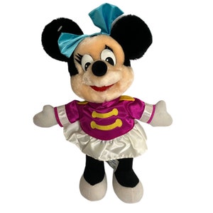 Vintage 1980's Disney Minnie Mouse Circus Plush immagine 1