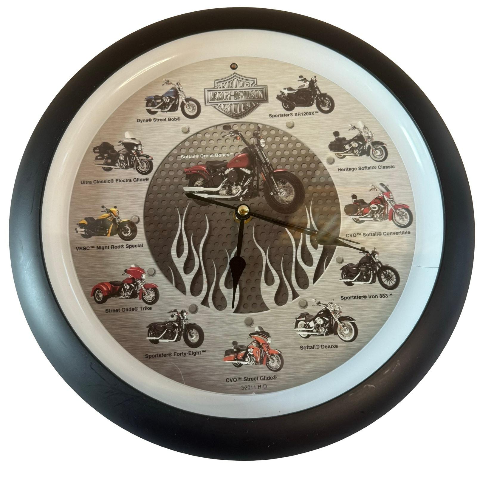 Vintage Harley Davidson Clock - Etsy