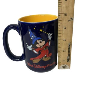 Vintage Walt Disney World Fantasia Mickey Mouse Coffee Mug image 6