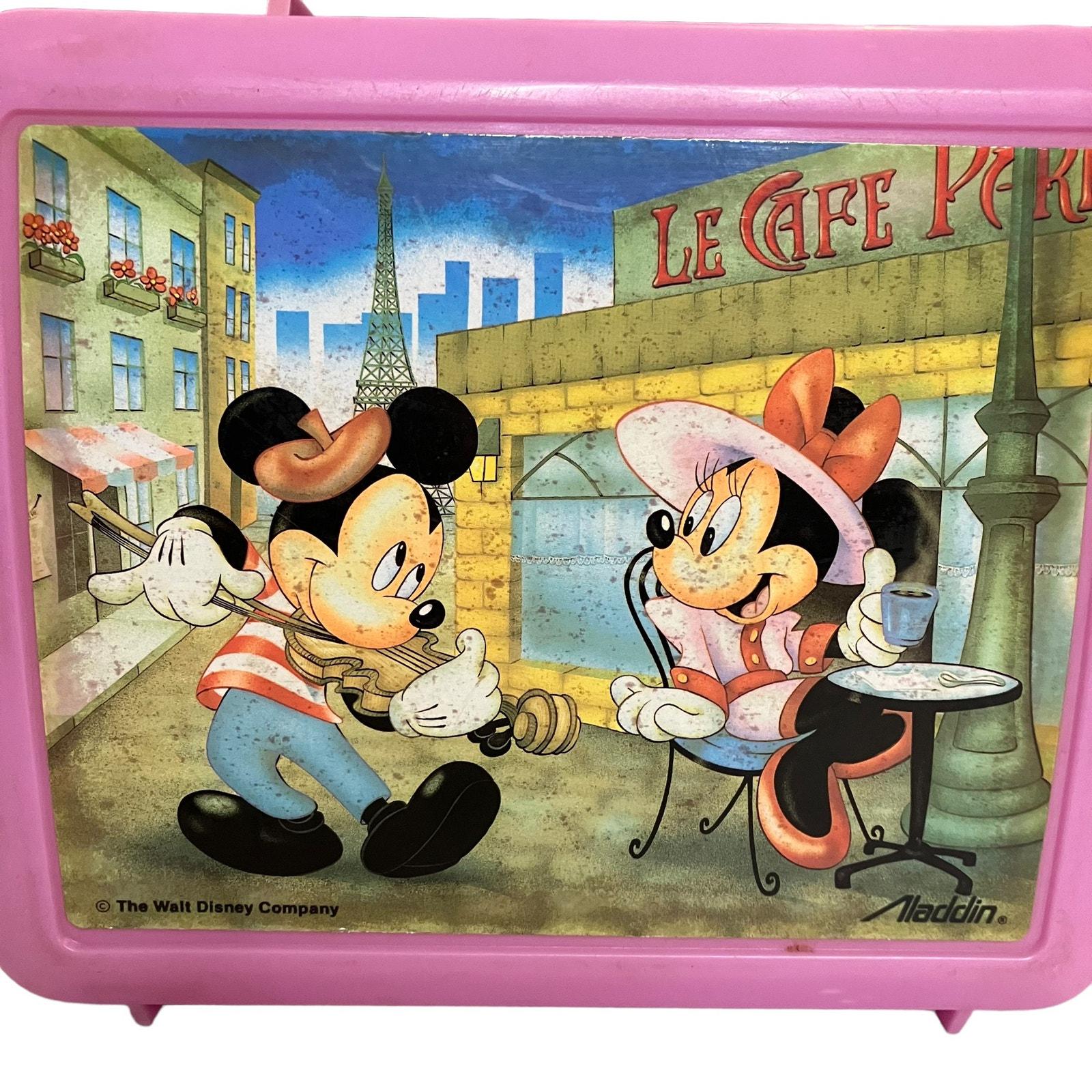 100%正規品 Mickey Disney Vintage and Lunch Plastic Pink Mouse Minnie その他