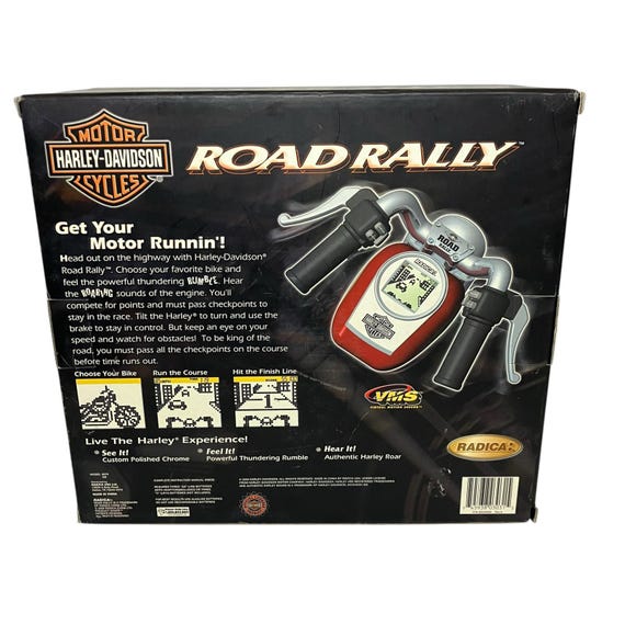 Vintage 2000 Harley Davidson Motorcycles Road Rally Handheld Game