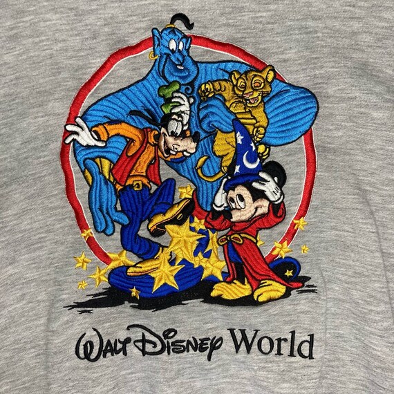 Vintage Walt Disney World 25th Aniversary Embroidered Gray