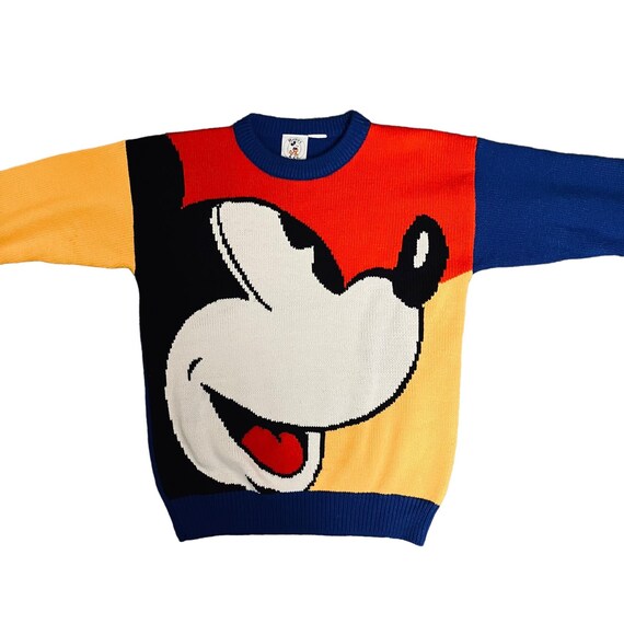 Vintage 1990's Disney Mickey Mouse Color Block Sw… - image 2