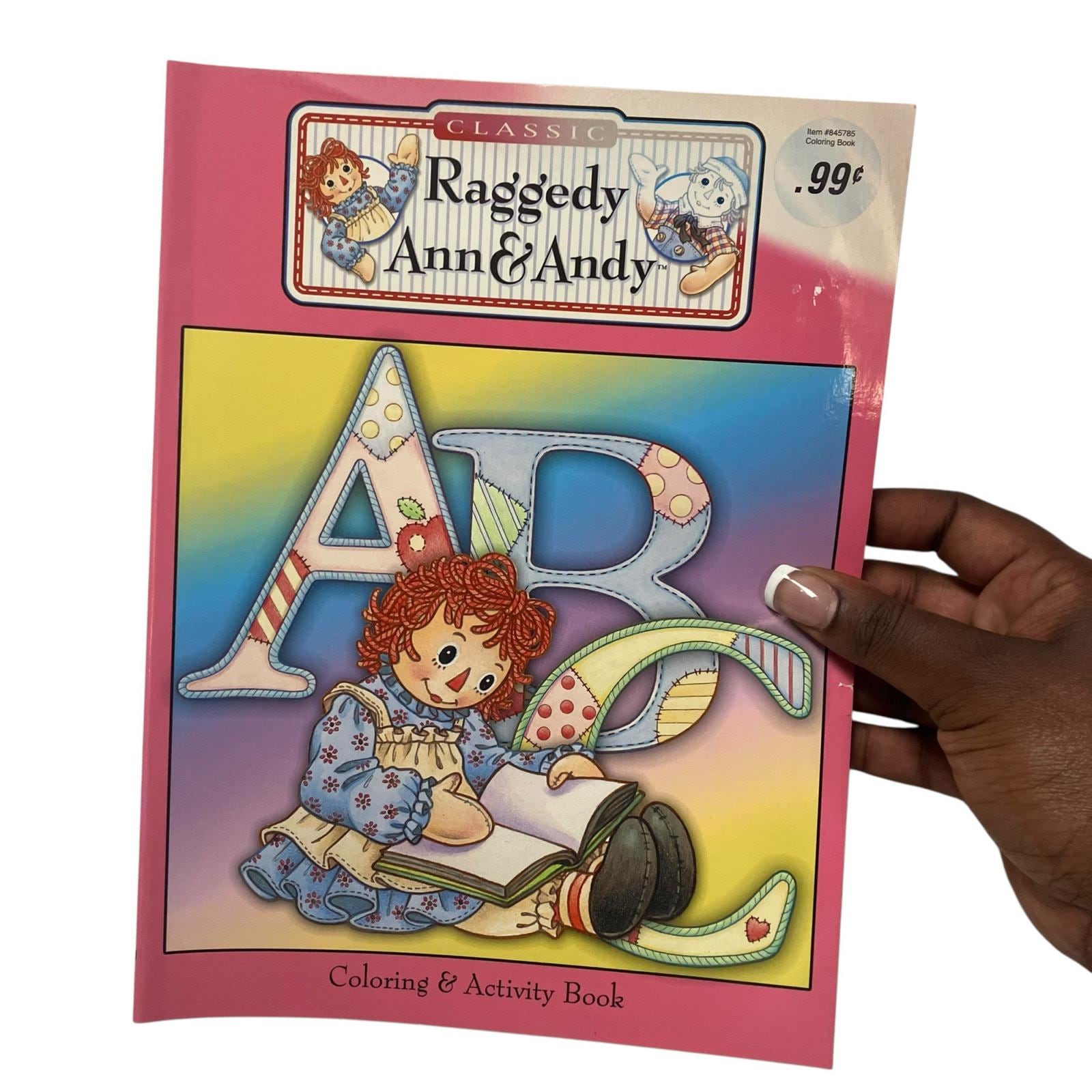 Raggedy Ann Coloring Book - Etsy