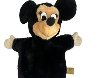 Vintage 80's Disney Applause Minnie Mouse Plush Hand Puppet