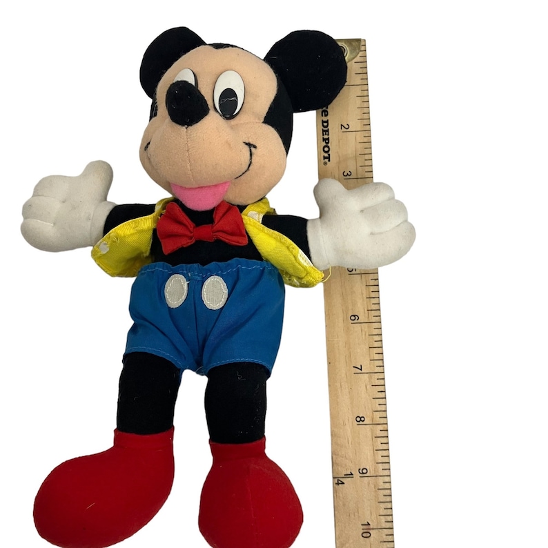 Vintage Mattel Disney Mickey Mouse Plush Toy image 5