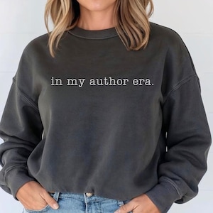 Author Era Comfort Colors-sweater: cadeau voor indieschrijver