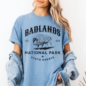 Badlands National Park T-shirt: Comfort Colors Graphic Tee