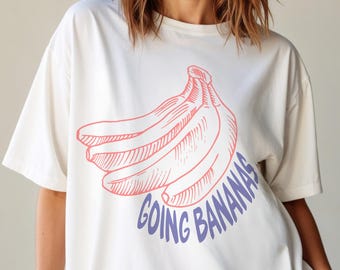 Camiseta con estampado de plátano - Colores cómodos para amantes de la fruta