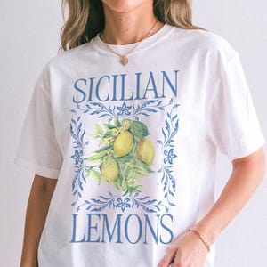 Lemon Graphic Tee: La Dolce Vita Italian Summer Shirt