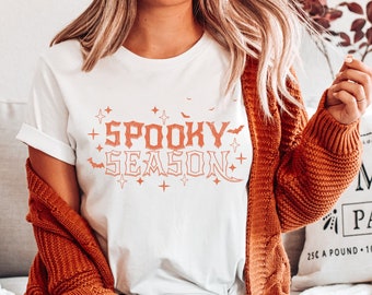 Spooky Season Shirt, Comfort Colors Halloween Shirt, Bats Halloween Shirt, Oversized Halloween Shirt, Graphic Halloween Shirt, Halloween Tee