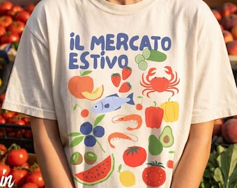 Il Mercato Comfort Colors Tee: Italian Market Graphic Shirt