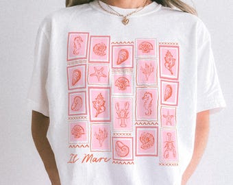 Maglietta grafica costiera italiana: La Dolce Vita Comfort Colors Shirt
