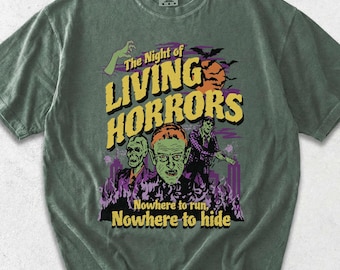 Spook Show Halloween Comfort Colors® Shirt: Retro 90s Cult Classic Zombie Graphic Tee