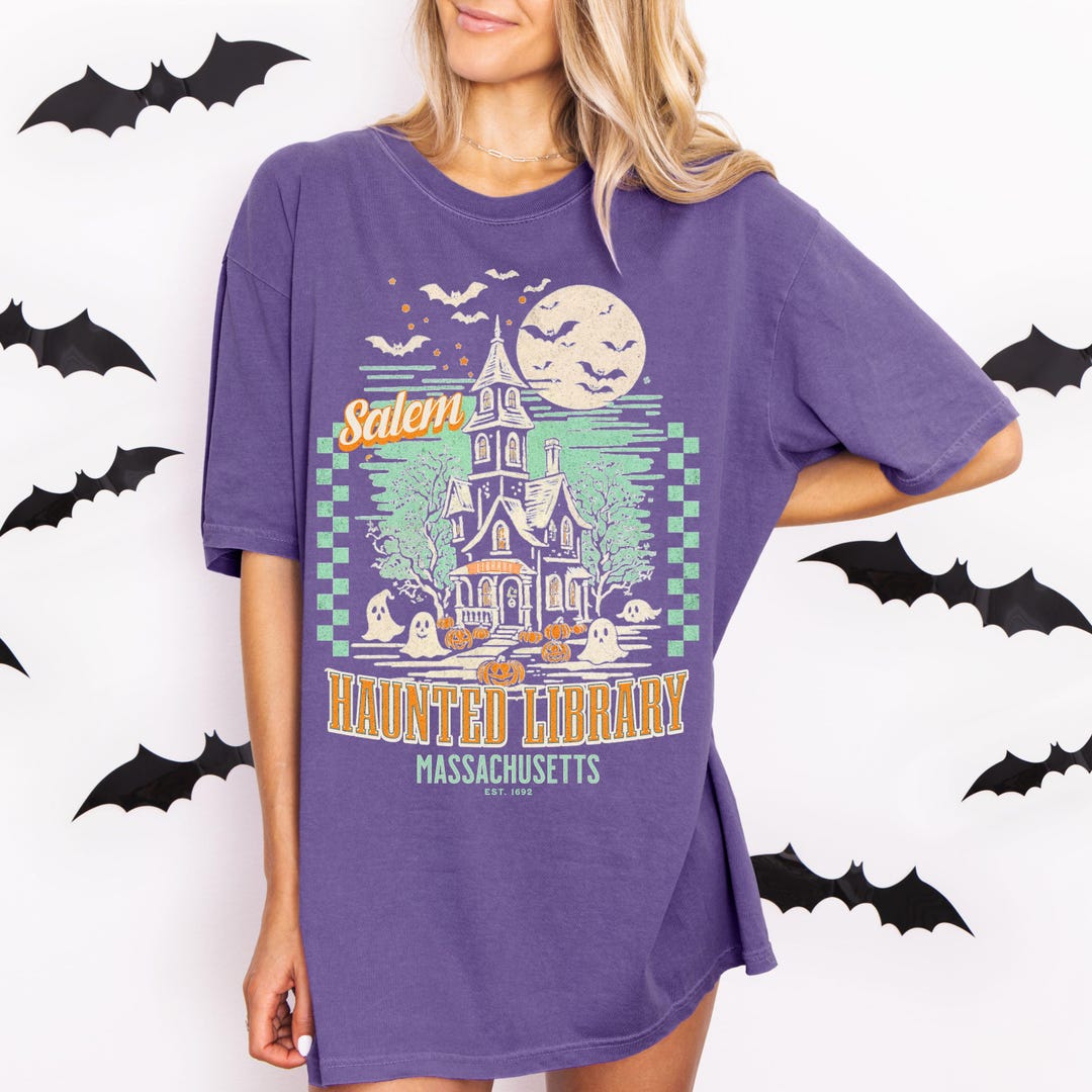 Bookstore Halloween Graphic Tee