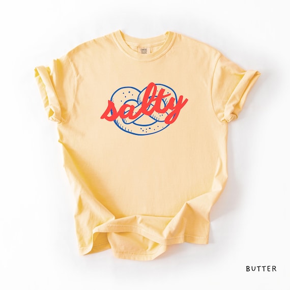Pretzel Graphic Tee: Salty Comfort Colors Unisex T-Shirt