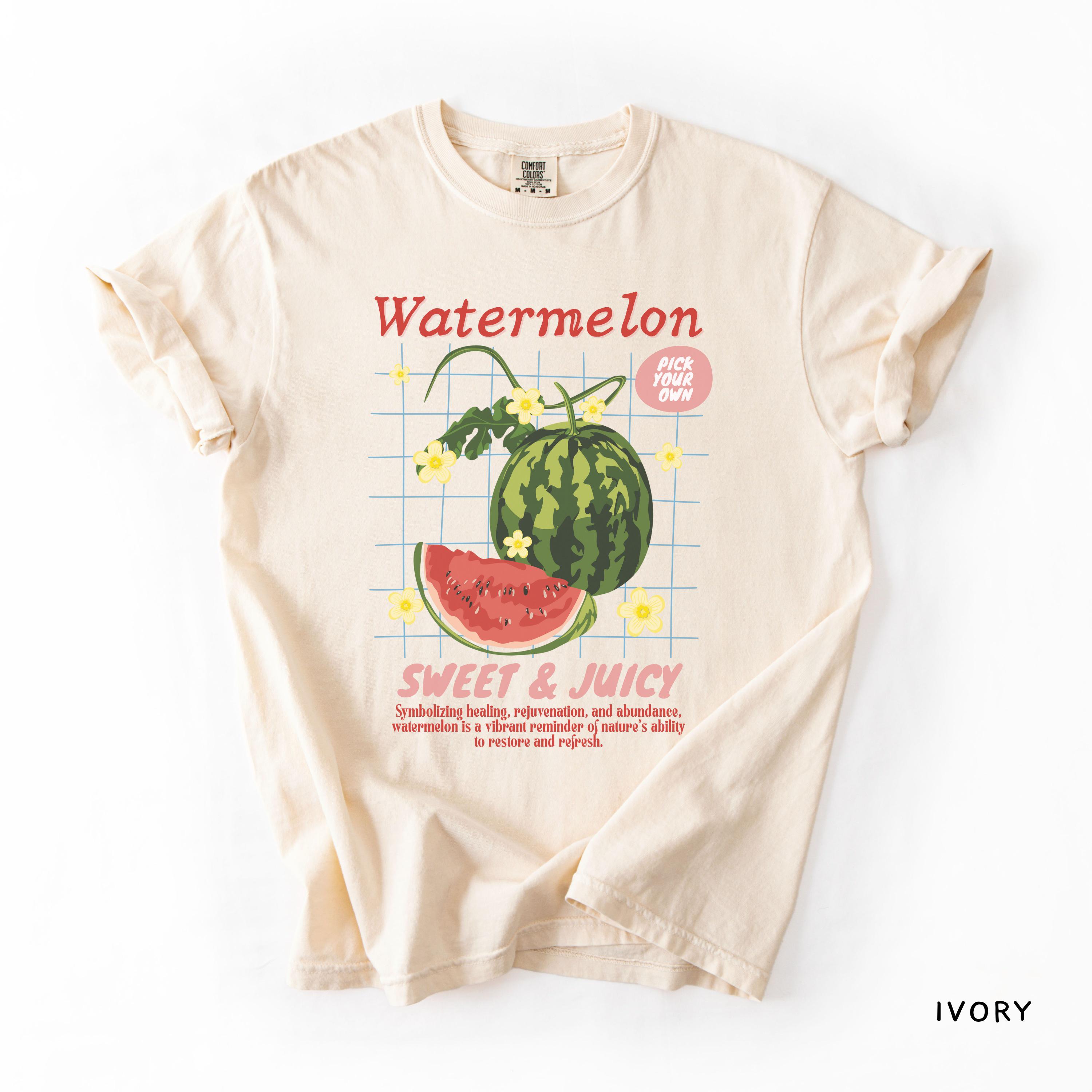 'I Carried A Watermelon?' Women's Oversized Retro Movie T-Shirt - Organic Cotton, Funny Slogan