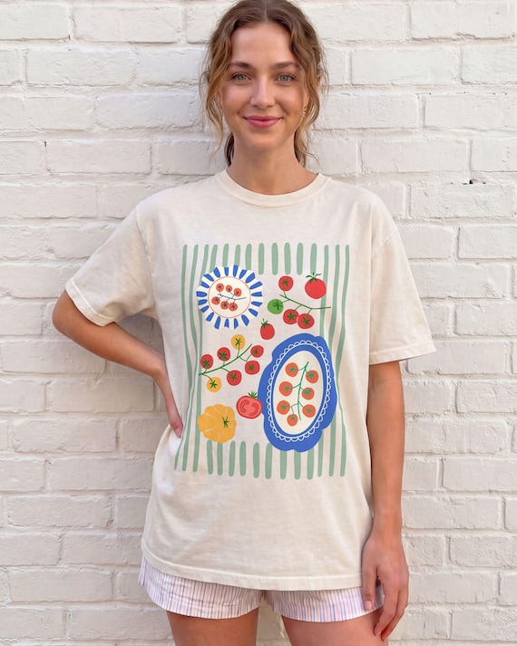 Comfort Colors ® Tomato Shirt, Tomatoes Graphic Tee, Pomodoro T-Shirt