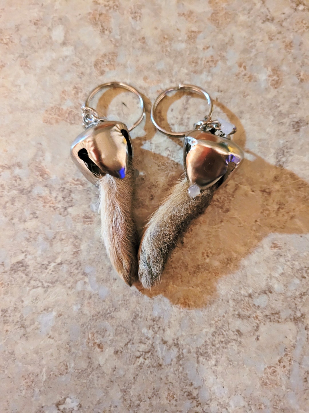 Rabbits Foot Keychain - Etsy