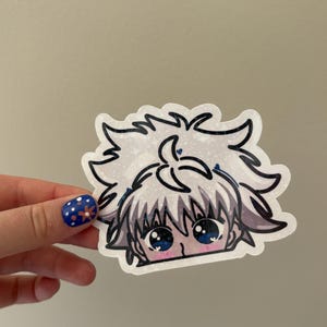 Killua Hunter X Hunter Sticker: Holographic Anime Decal