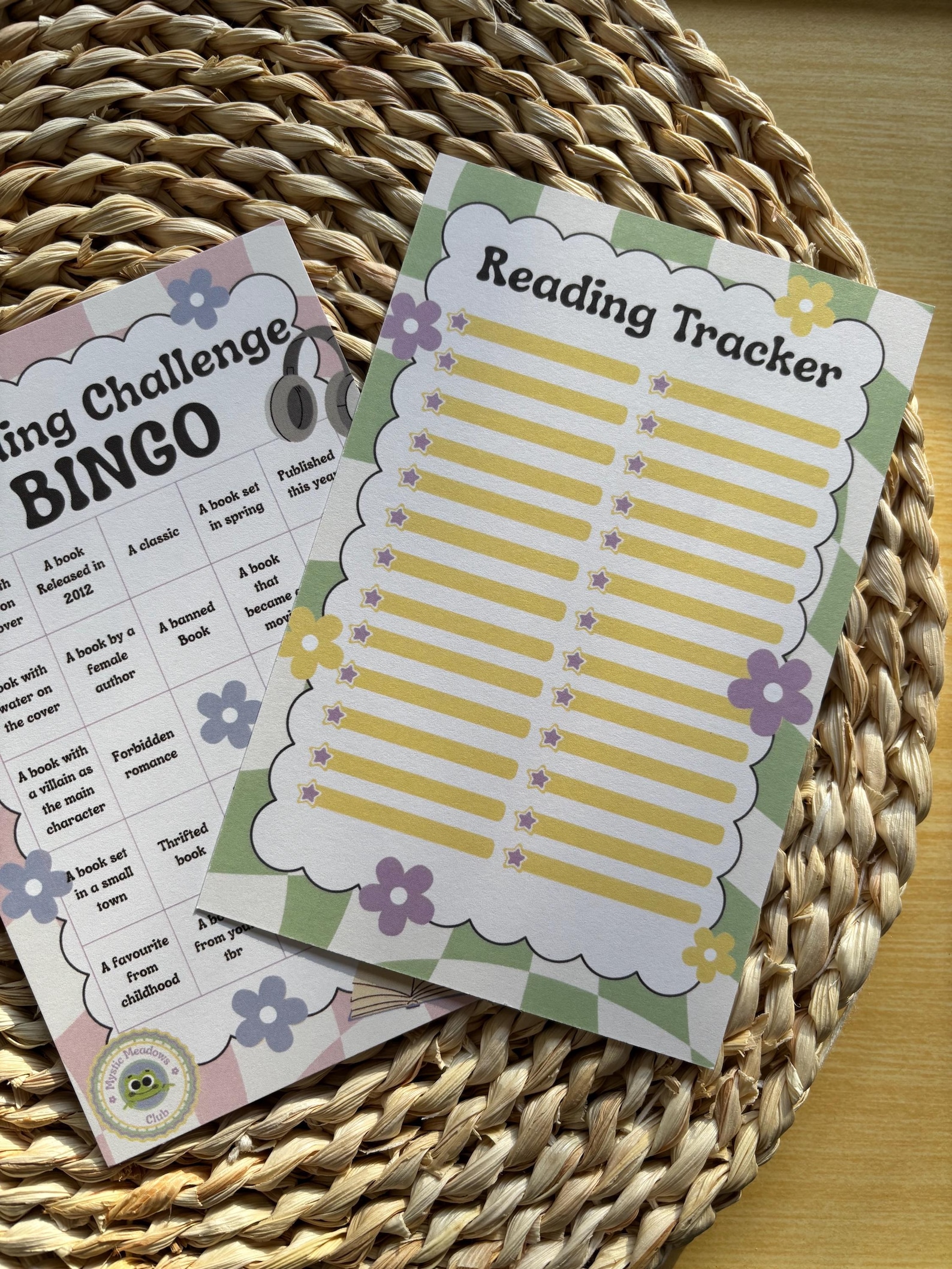TBR Reading Bingo Card – Book Bingo Reading Challenge – Gift for Book ...