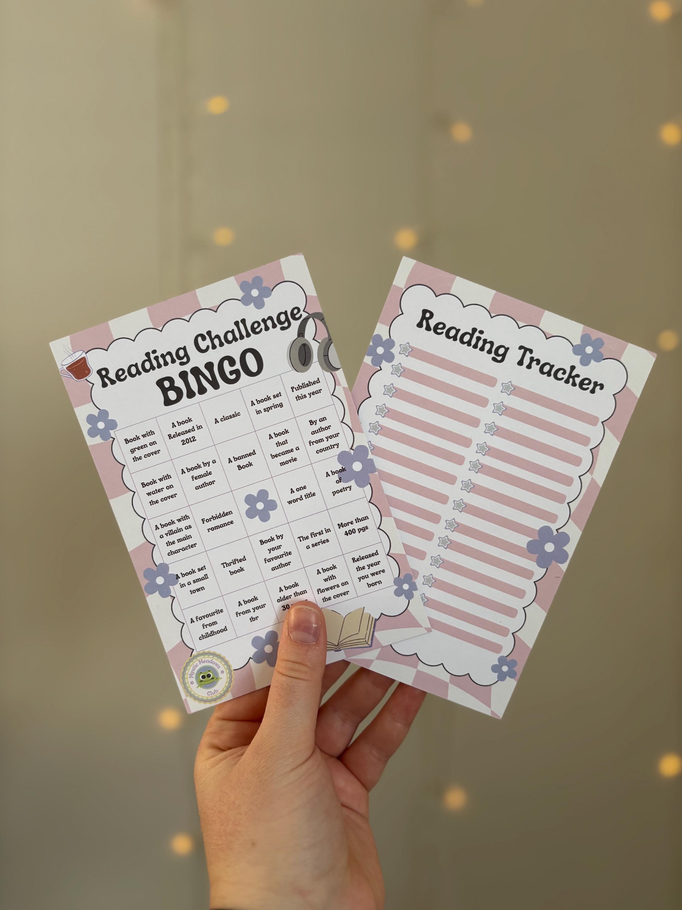 TBR Reading Bingo Card – Book Bingo Reading Challenge – Gift for Book ...