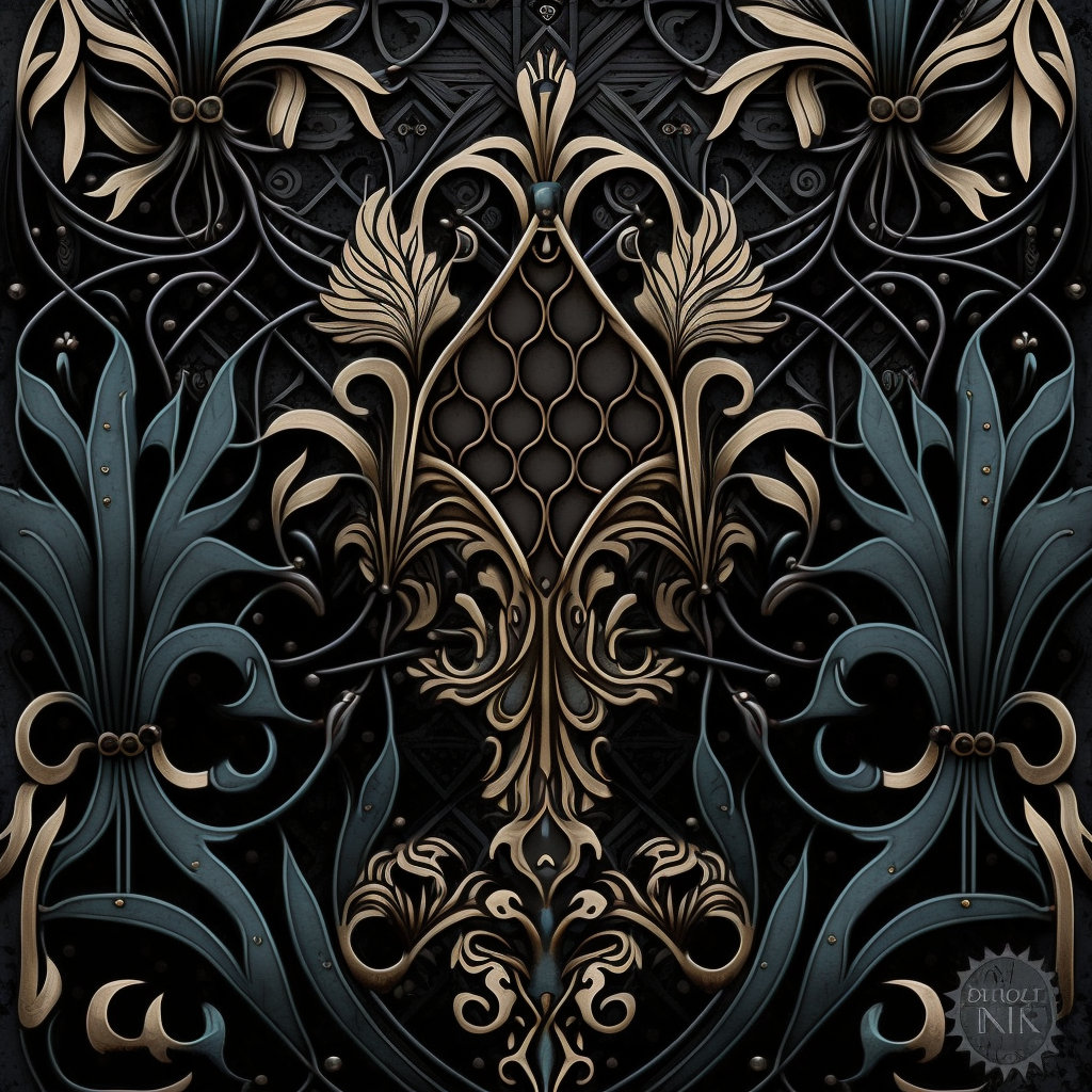 Gothic Digital Pattern - Etsy